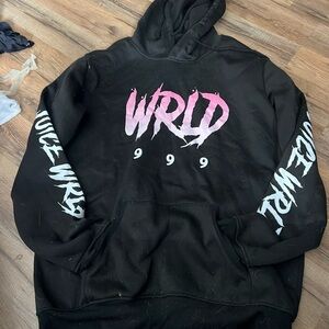 Black Juice World Graphic Hoodie